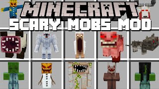 Minecraft SCARY MOBS  SCARY SHEEP MOD Minecraft Mods [upl. by Stila]