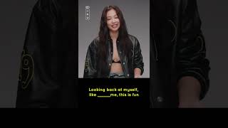 FUN interview💥 Listening Practice With BLACKPINKs Jennie SHORTS English [upl. by Oina367]