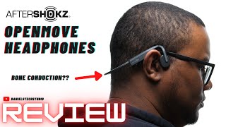 Aftershokz Openmove Headphones Review  Bone Conduction Audrey [upl. by Mlehliw]