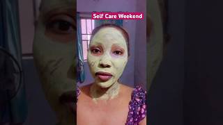 Part 2  Selfcare day SkincareDay ClayMask FaceSerum ExfoliatingLotion SkincareRoutine [upl. by Elleahcim]