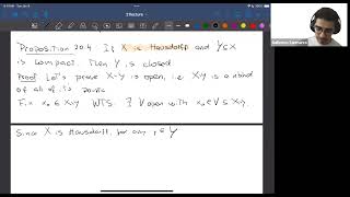 Lecture 21 Compactness continued [upl. by Ihcalam]