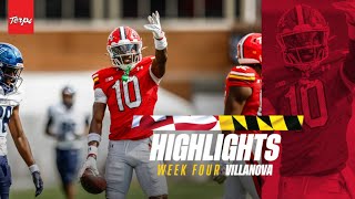 Maryland Football  Week Four Highlights  Villanova [upl. by Malkah]