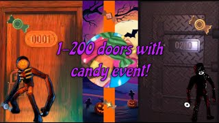 Halloween Doors from 1200 doors with candy event [upl. by Hterag]