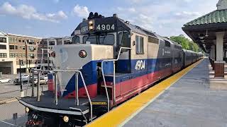 Metro North GP40FH2 Departs Ridgewood [upl. by Halford]