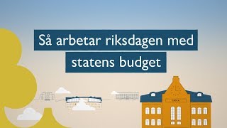 Så arbetar riksdagen med statens budget [upl. by Anne-Marie696]