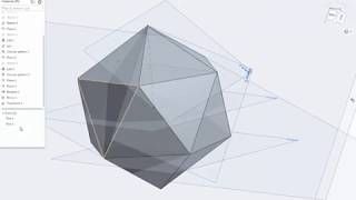 How to Model an Icosahedron in Onshape [upl. by Nauj]