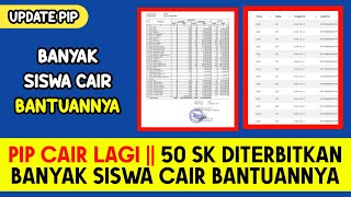 PIP CAIR BANYAK  SK PENCAIRAN PIP TELAH DITERBITKAN BANYAK YANG CAIR DIBULAN NOVEMBER [upl. by Aenneea]