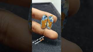 Pietersite pair gemstone love gems opal like follow share beast art artwork arts love [upl. by Novoj]