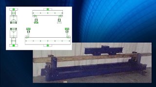 ASTMD610914  60quot ADJUSTABLE FLATWISE FOUR POINT FLEXURE FIXTURE CS [upl. by Aba714]