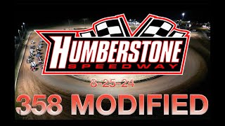 🏁 Humberstone Speedway 82524 358 MODIFIED FEATURE RACE  40 LAPS FINAL PETE COSCO MEMORIAL [upl. by Earle]