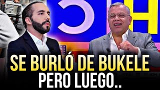 Presentador de Honduras se BURLA de Bukele en VIVO Esto le dijo [upl. by Zerep514]