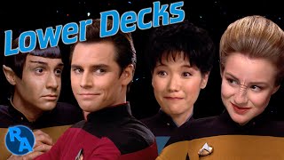 Star Trek TNG Review 7x15  Lower Decks  Reverse Angle [upl. by Terti612]