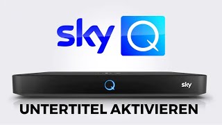 SKY Q Untertitel aktivieren [upl. by Nhguavoj70]