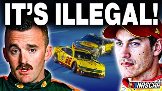 Joey Logano FURIOUS at Austin Dillon after HUGE CHEATING Scandal [upl. by Aikrehs75]