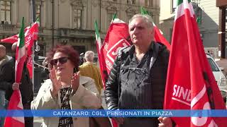 CATANZARO CGIL PENSIONATI IN PIAZZA [upl. by Greysun215]