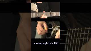 The Scarborough Fair Riff is a Great Fingerpicking Exercise shorts fingerpicking [upl. by Acimad]