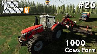 Alfalfa Harvesting  Loading amp Liming l 1000 Cows Farm Ep 26 l Farming Simulator 19 [upl. by Bain746]