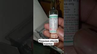 inj potassium chloride  inj potassium chloride uses in hindi injectionmedical [upl. by Auof443]