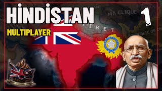 GÜVENİLİR RAJ  HEARTS OF IRON 4  MULTIPLAYER  HINDISTAN1 [upl. by Horatia]