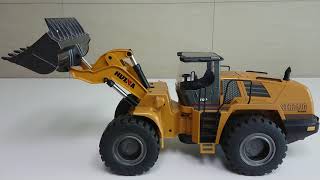 후이나 583 RC 휠로더 중장비 장난감 개봉기 HUINA 1583 METAL WHEEL LOADER UNBOXING [upl. by Abernathy]