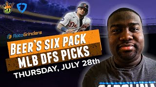 DRAFTKINGS amp FANDUEL MLB PICKS TODAY 72822 DFS 6 PACK [upl. by Nnylorac]