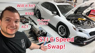 22 WRX STI 6 Speed Swap Ep 01 Gameplan amp Parts Review [upl. by Anisah]