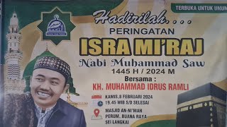 Live Isra amp Miraj Nabi Muhammad ﷺ Batam Kota [upl. by Shane996]