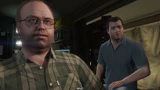 Michael meets Lester after 9 years scene  GTA 5 gtaonline gtav gta5 gta gameplay [upl. by Phonsa32]