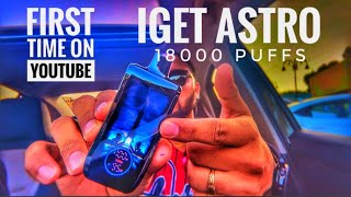 Iget Astro 18000 Puffs Unboxing and Review igetastro iget18000puffs igetvapereview [upl. by Asilej]