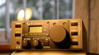 ELECRAFT K1 QRP CW HF TRANSCEIVER BANDS 40 30 20 amp 10 Meters [upl. by Dougall386]