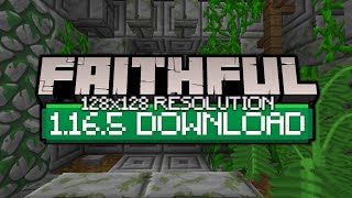 Faithful 128x128 1165 Texture Pack Download [upl. by Nanfa]