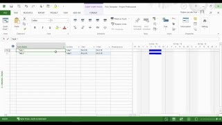 Linking Tasks in MS Project [upl. by Leckie]