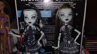 Monster high creeproduction Frankie Stein doll review and comparison 2024 [upl. by Batty]