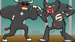 BULLTRAP VS KILLY WILLY POPPY PLAYTIME CHAPTER 3 VS POPPY PLAYTIME CHAPTER 2 Cartoon Animation [upl. by Anthea553]