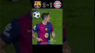 Barcelona Vs Bayern Munich 41 UEFA Champions League 2024 football youtube shorts [upl. by Sisxela]