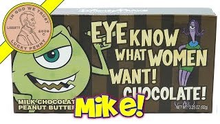 Disney Parks Exclusive  Monsters Inc Mike Wazowski Milk Chocolate Peanut Butter Candy [upl. by Filahk]