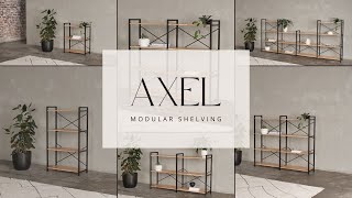 Axel Modular Shelving Unit  Medium amp Short Configurations storagesolutions [upl. by Rehtaeh]