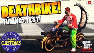 😍🛠Bestes Arena Fahrzeug DEATHBIKE TuningTest😍🛠GTA 5 Online Arena War Update DLC [upl. by Verene]