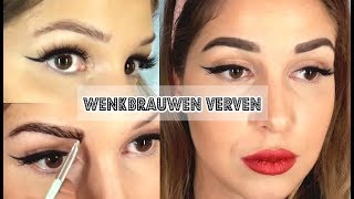 WENKBRAUWEN VERVEN  SNEL EN MAKKELIJK 🔥 [upl. by Deeraf]