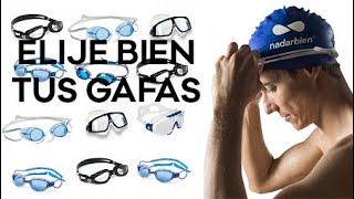 Gafas de natacion tipos modelos y cual elegir [upl. by Ynor]