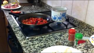 Receta de gazpachos manchegos [upl. by Stockton]