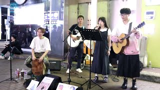 Busking旺角雅蘭中心對開心亂如麻手心的薔薇天窗Cover20241008 [upl. by Aehc]