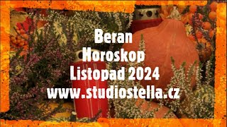 Beran Horoskop Listopad 2024 [upl. by Broida]