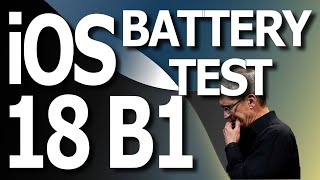 iOS 18 Beta 1  Battery Life  Battery Drain  Battery Performance Test [upl. by Megen]