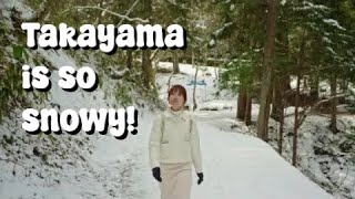 lotsa snow in Takayama too [upl. by Clarance]