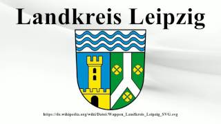 Landkreis Leipzig [upl. by Dituri116]