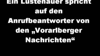 Vorarlberger Nachrichten quoteine Reklamationquot [upl. by Alidis]