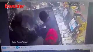 Explosion and bomber gang robbery caught on video [upl. by Virgin43]