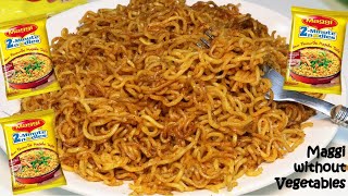 Spicy Maggi RecipeStreet Style Maggi Masala RecipeDry Maggi RecipeMaggi Recipe without Vegetables [upl. by Grannie148]