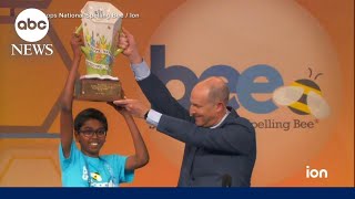 12yearold wins Scripps National Spelling Bee [upl. by Towny]